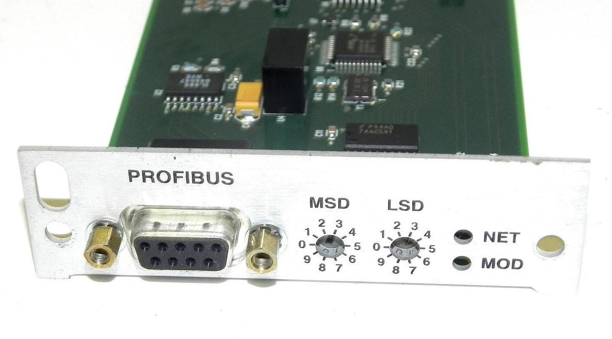 Used MKS INSTRUMENTS ASSY, PCB, PI 9370 PROFIBUS 100012702 REV. B BOARD