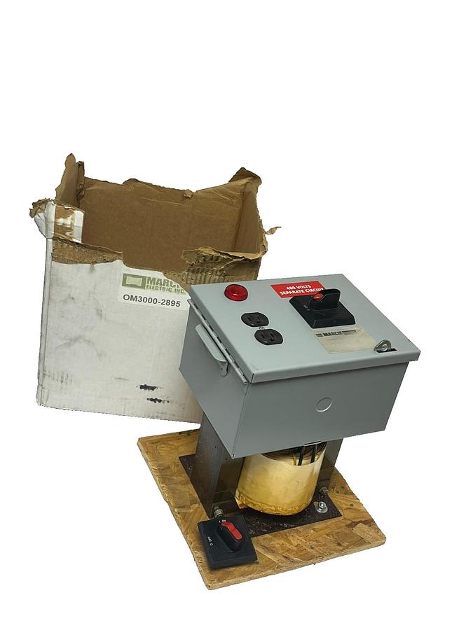 Marcie Electric OM3000-2895 Transformer Disconnect Enclosure 3kVA 480V to 120V