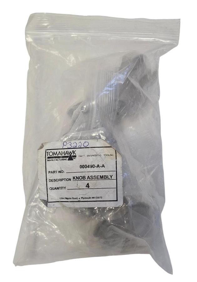 LOT OF 4 NEW TOMAHAWK 000490-A-A KNOB ASSEMBLIES 000490AA