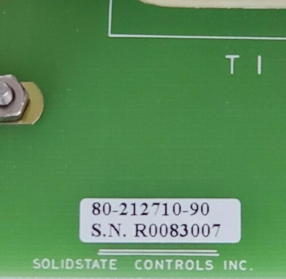 Used NEW SOLIDSTATE CONTROLS 80-212710-90 TRANSFORMER BOARD 03-311624-00