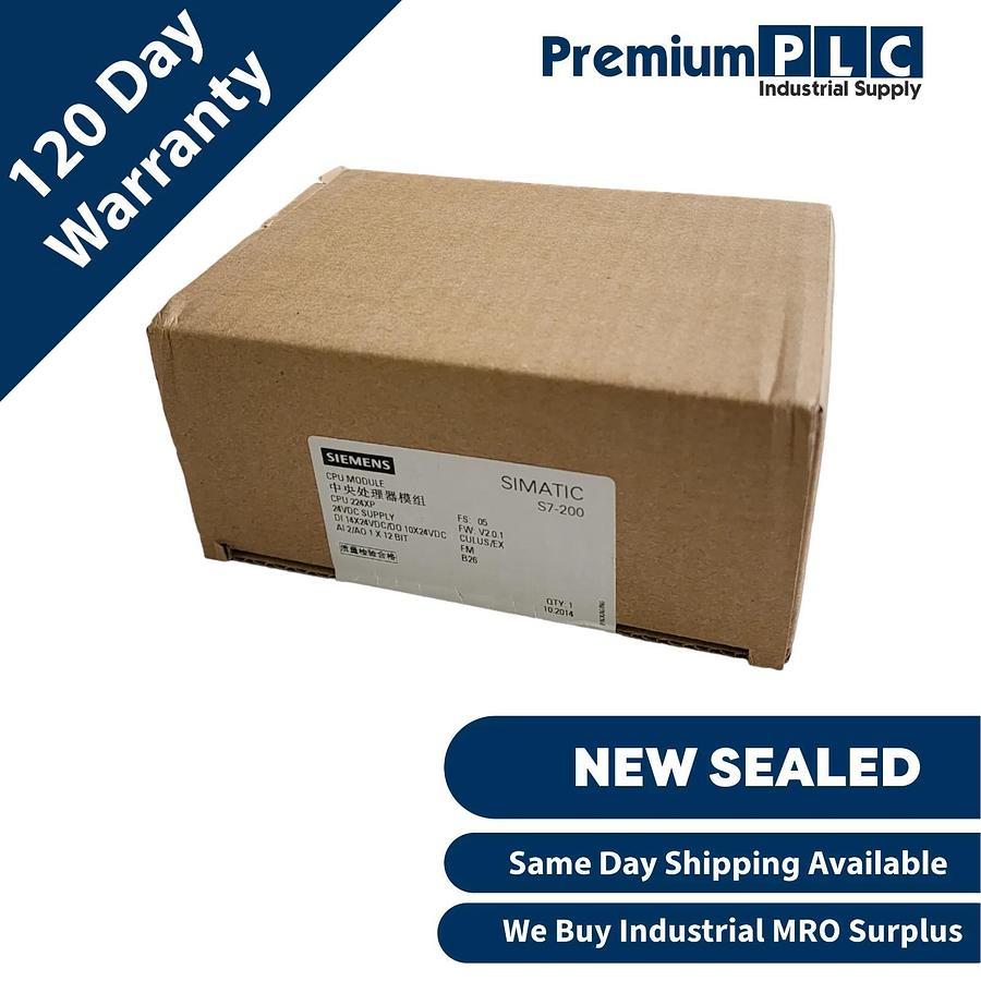 Used NEW F/S SIEMENS 6ES7214-2AD23-0XB0 SIMATIC S7-200 CPU 224XP MODULE FW: V2.0.1