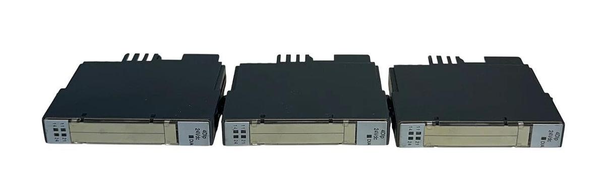 Used 3 TURCK BL20-4DI-24VDC-P / 6827012 DIGITAL INPUT MODULES 24VDC 4DIp USNP