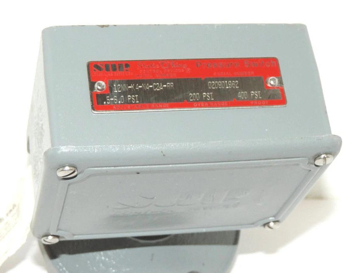 NEW SOR 4NN-K2-N4-C2A-RR PRESSURE SWITCH 4NNK2N4C2ARR