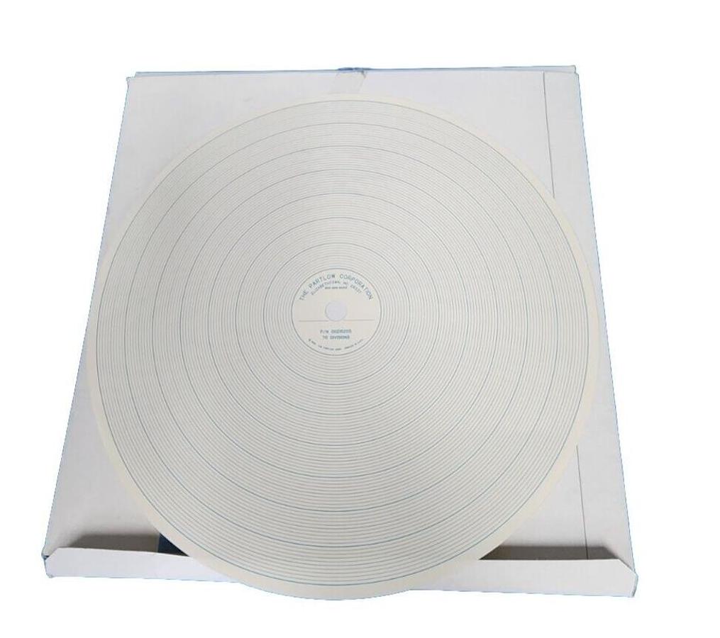 Used NEW PARTLOW 00215205 CIRCULAR CHARTS 12'' W/ 70 DIVISIONS 100 PER BOX