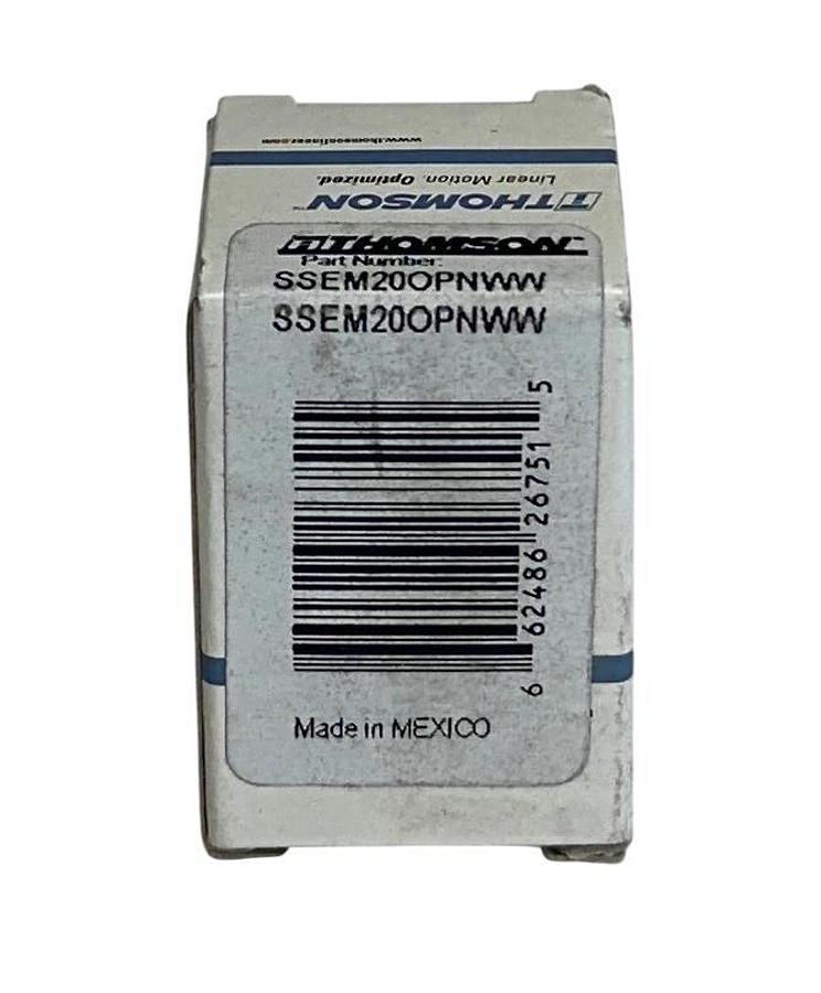 THOMSON SSEM20OPNWW LINEAR BALL BUSHING BEARING 20mm BORE SELF-ALIGNING NSMP