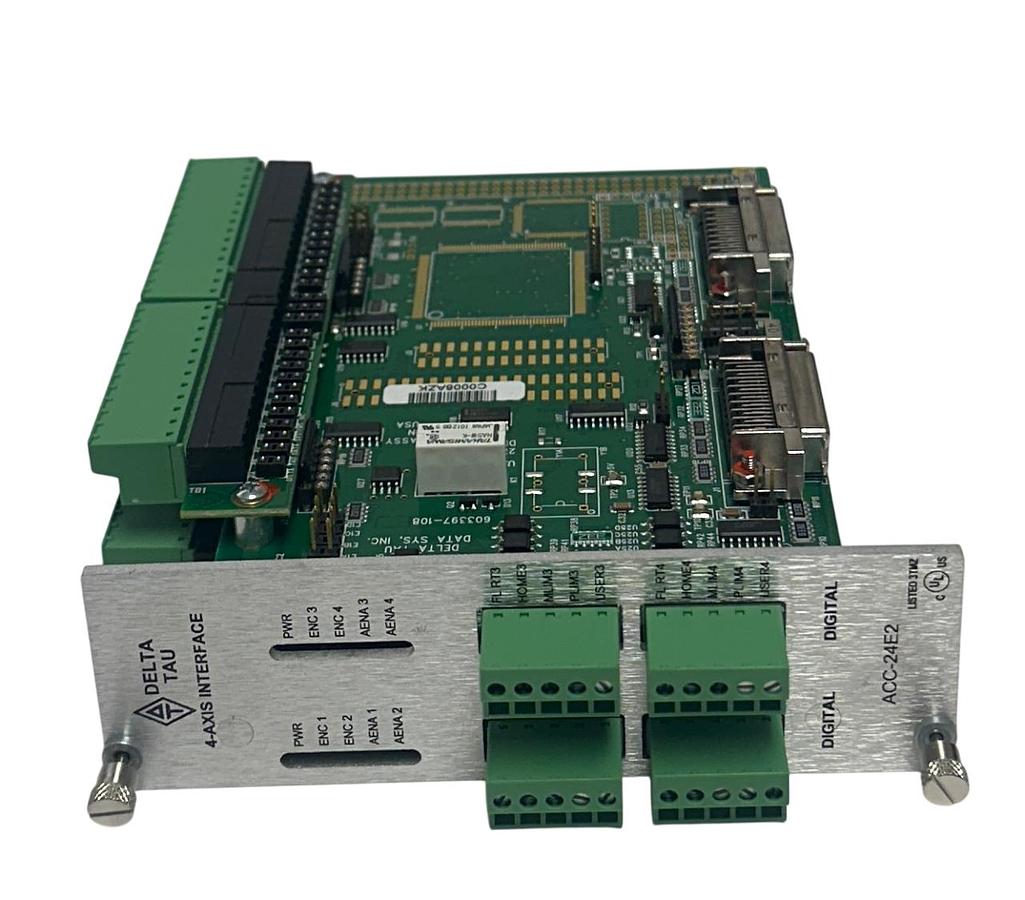Used DELTA TAU ACC-24E2 / 603397-108 DIGITAL 4-AXIS INTERFACE MODULE ACC24E2 OEM USMP