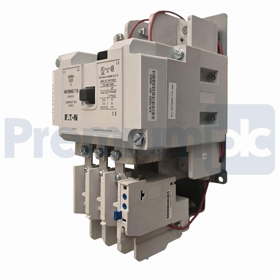 Used Eaton AN16NN0A-T16 Freedom NEMA Size 4 Starter 135A 120V-Coil AN16NN0-T16 NSNP