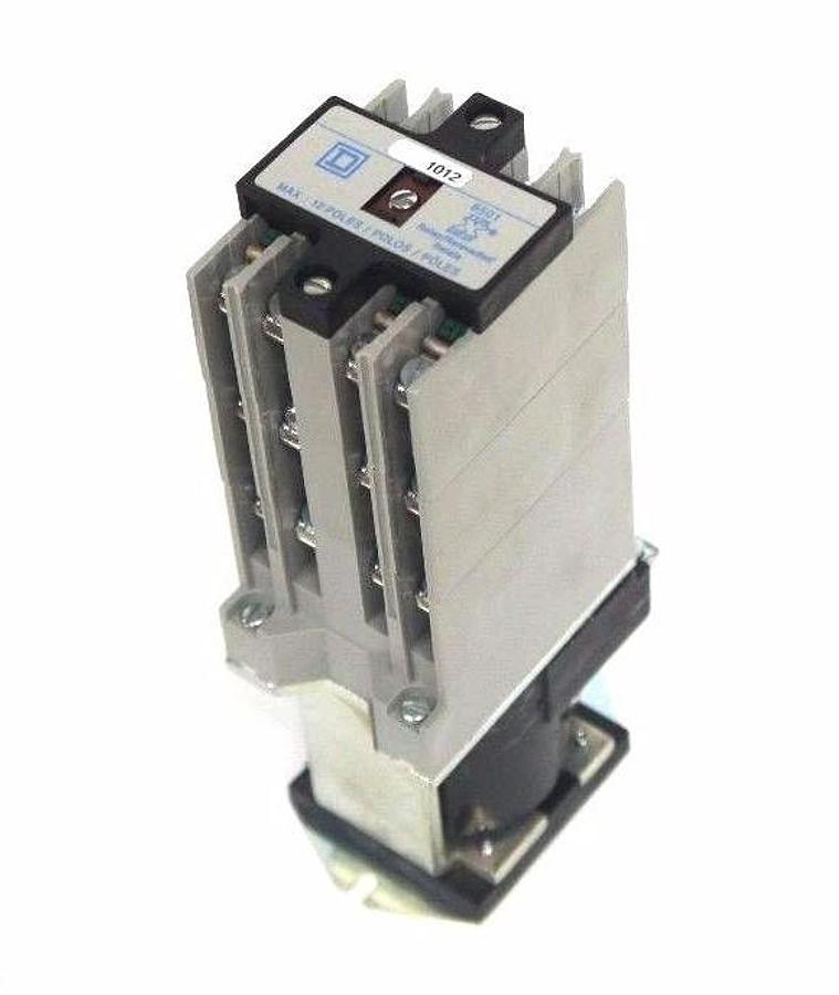 NIB SQUARE D 8501XUD01200V53 DC UTILITY CONTROL RELAY SER. A, 24V DC/CD/CC
