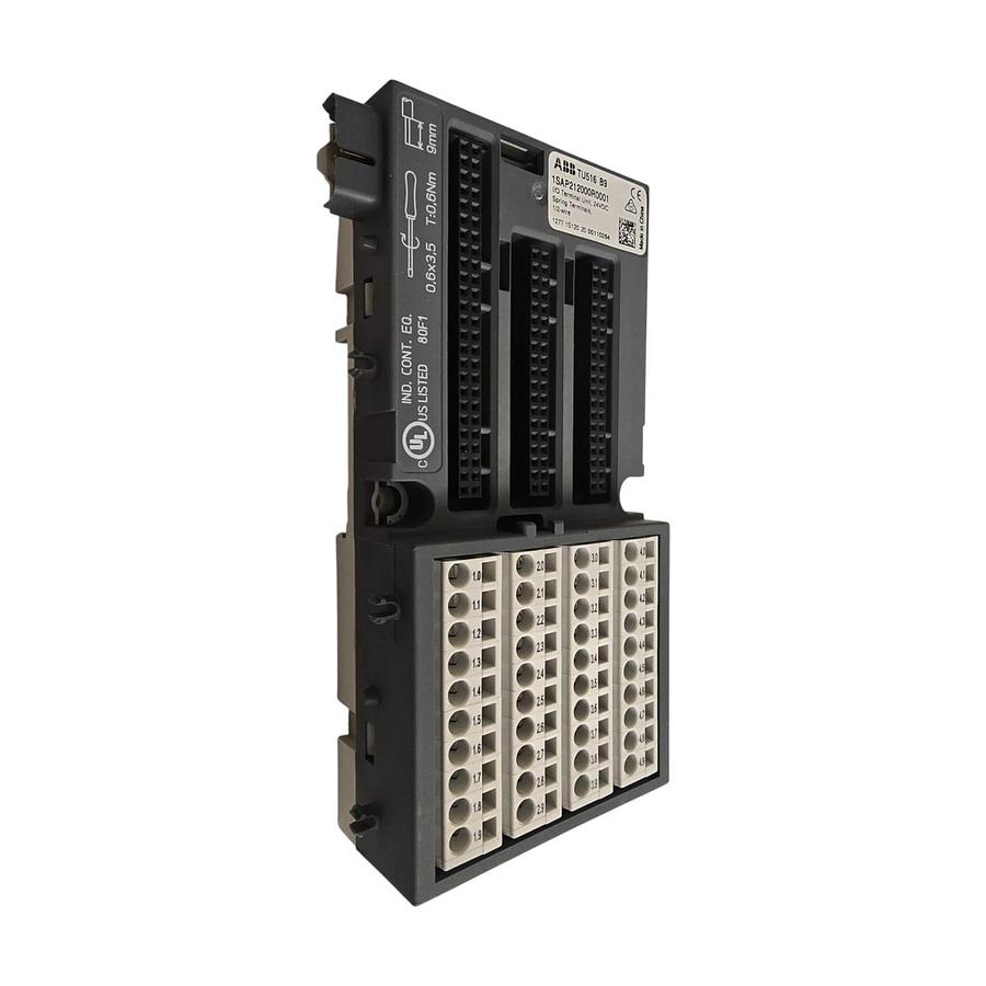 ABB TU516 B9 1SAP212000R0001 S500 I/O Terminal Unit for Analog & 24VDC I/O NSMP