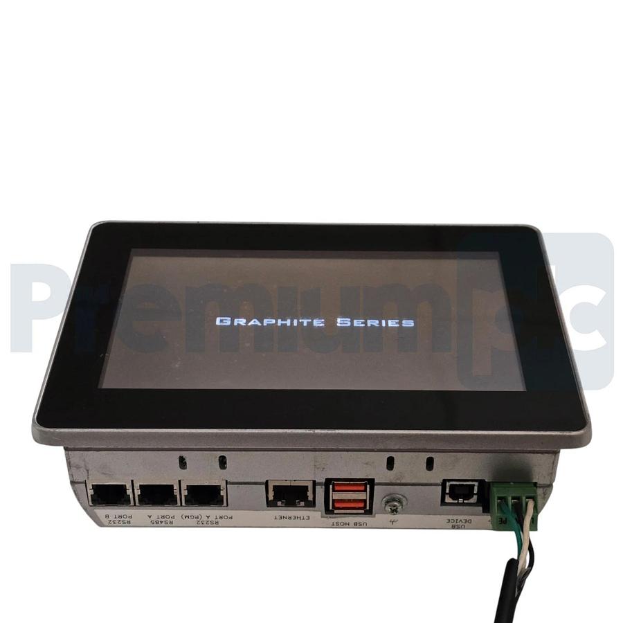 Used RED LION G07 G07S0000 GRAPHITE RUGGED OUTDOOR 7" HMI TOUCH PANEL 24VDC IP66 USPI