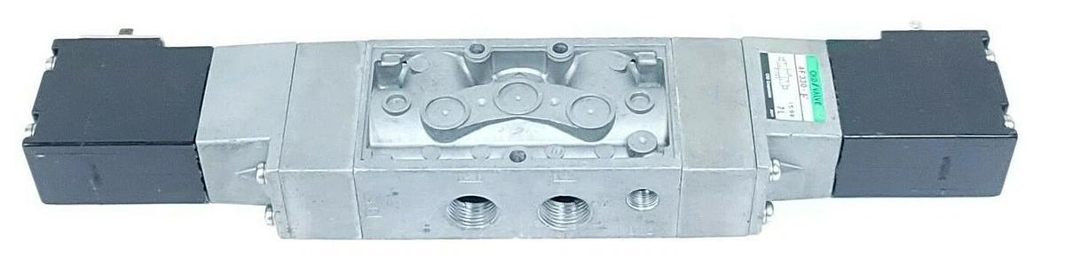 Used CKD 4F330-F PNEUMATIC PILOT VALVE AC200V 4F330F, PRESSURE: 1.5-9.9