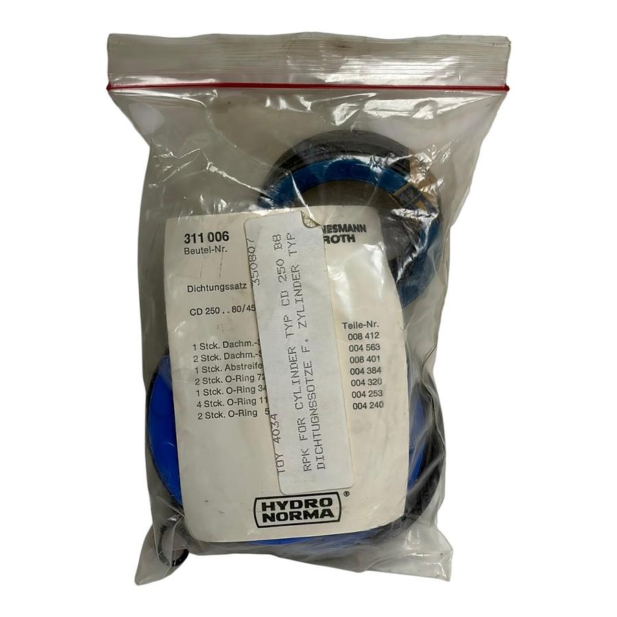Mannesmann Rexroth Hydro-Norma CD250 Hydraulic Cylinder Seal Kit 311006 - New