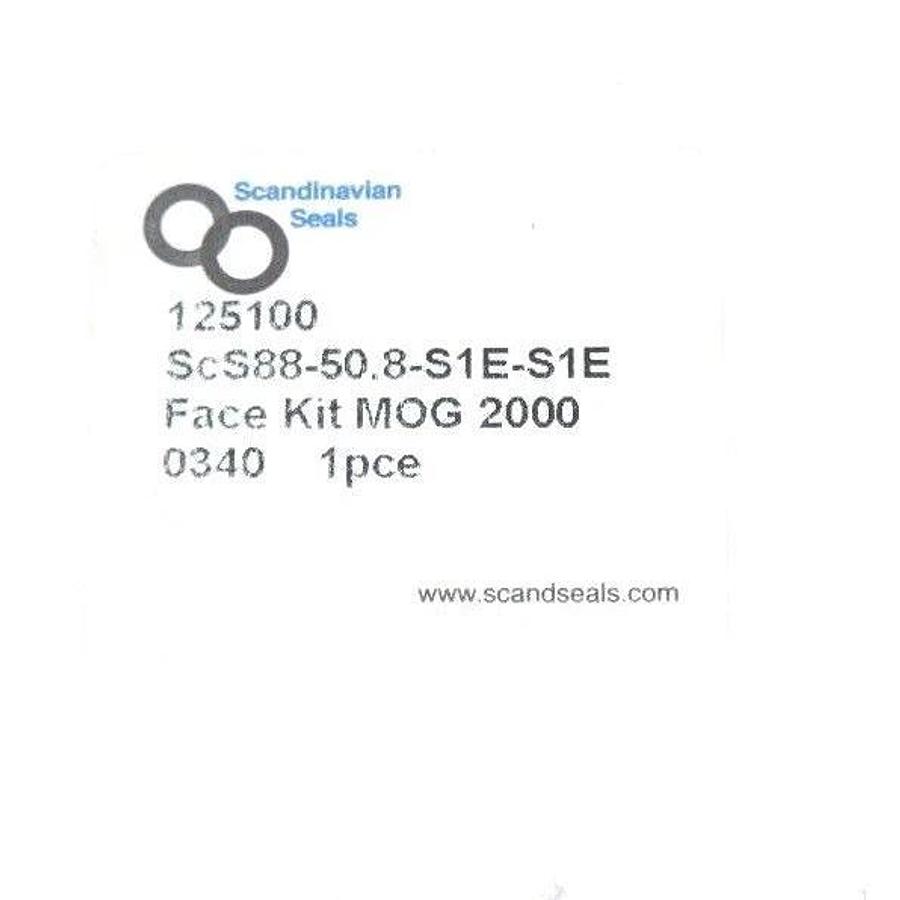 Used NIB SCANDINAVIAN SEALS 125100 FACE KIT MOG 2000 SCS88-50.8-S1E-S1E