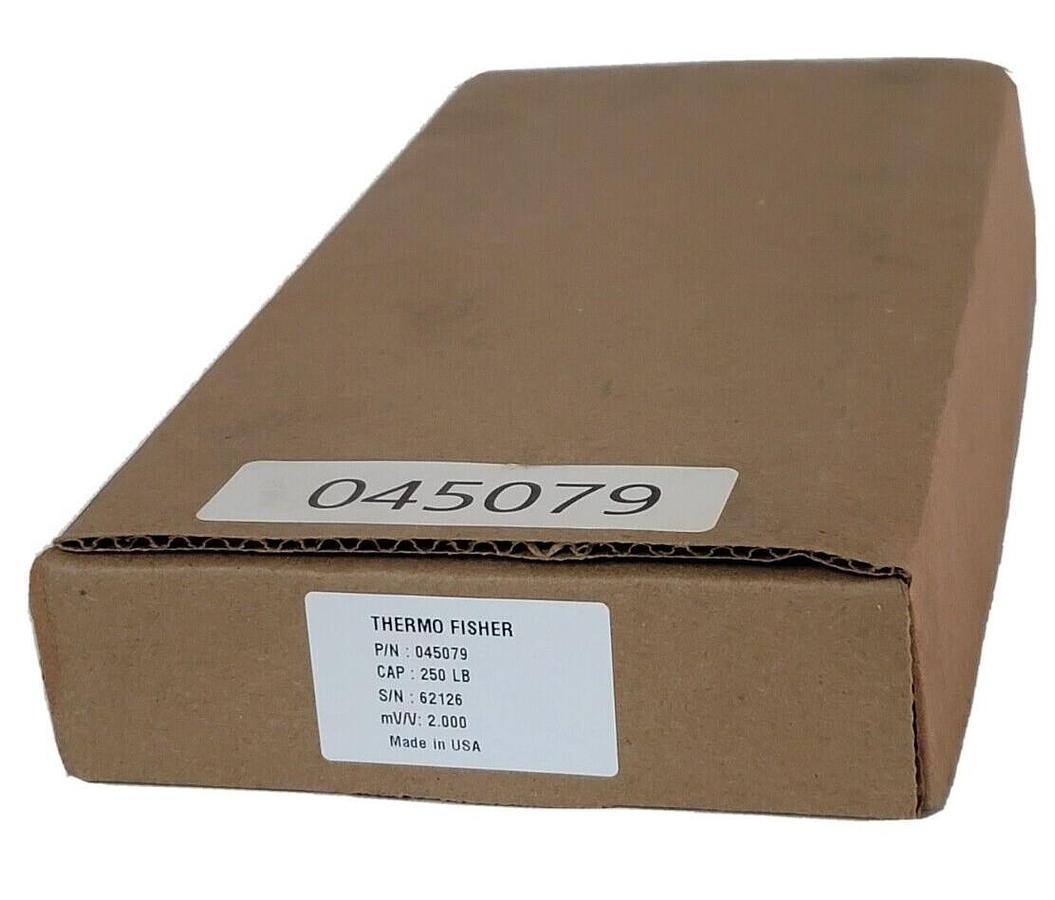 Used NIB THERMO FISHER P/N: 045079 LOAD CELL CAP: 250 LB MV/V: 2.000