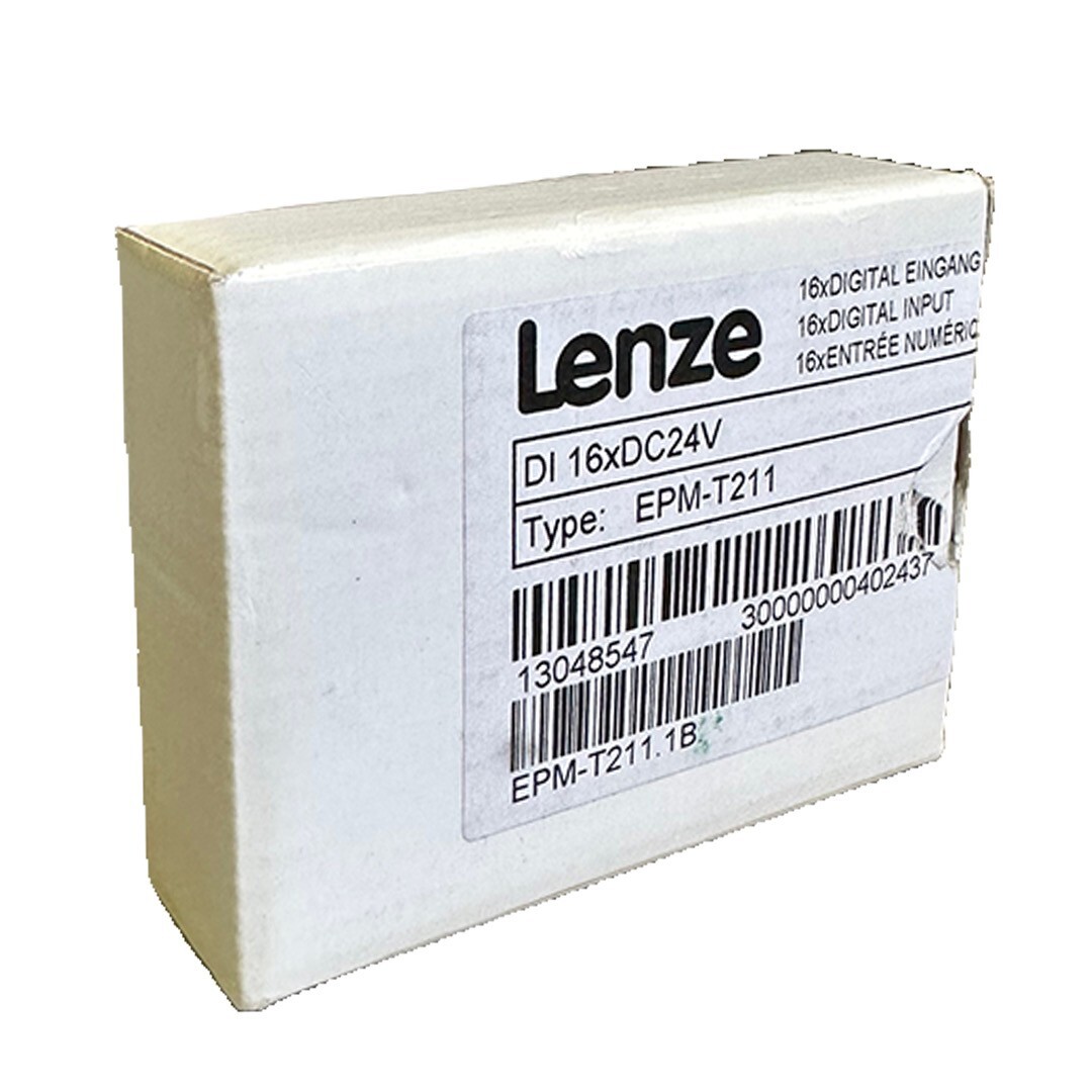 Used NEW LENZE EPM-T211 / EPMT211 DI 16xDC24V I/O MODULE 16-PT
