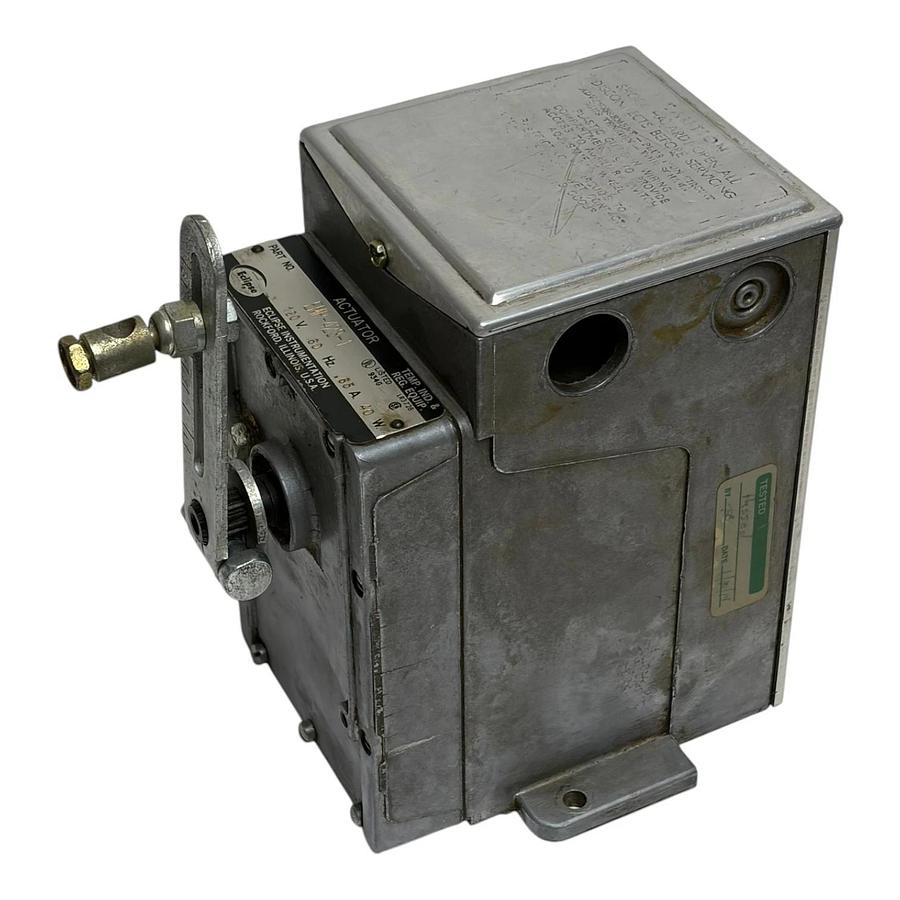 Used Eclipse EMP-423-1 Proportional Actuator Motor 120V 40W with Valve Linkage Arm