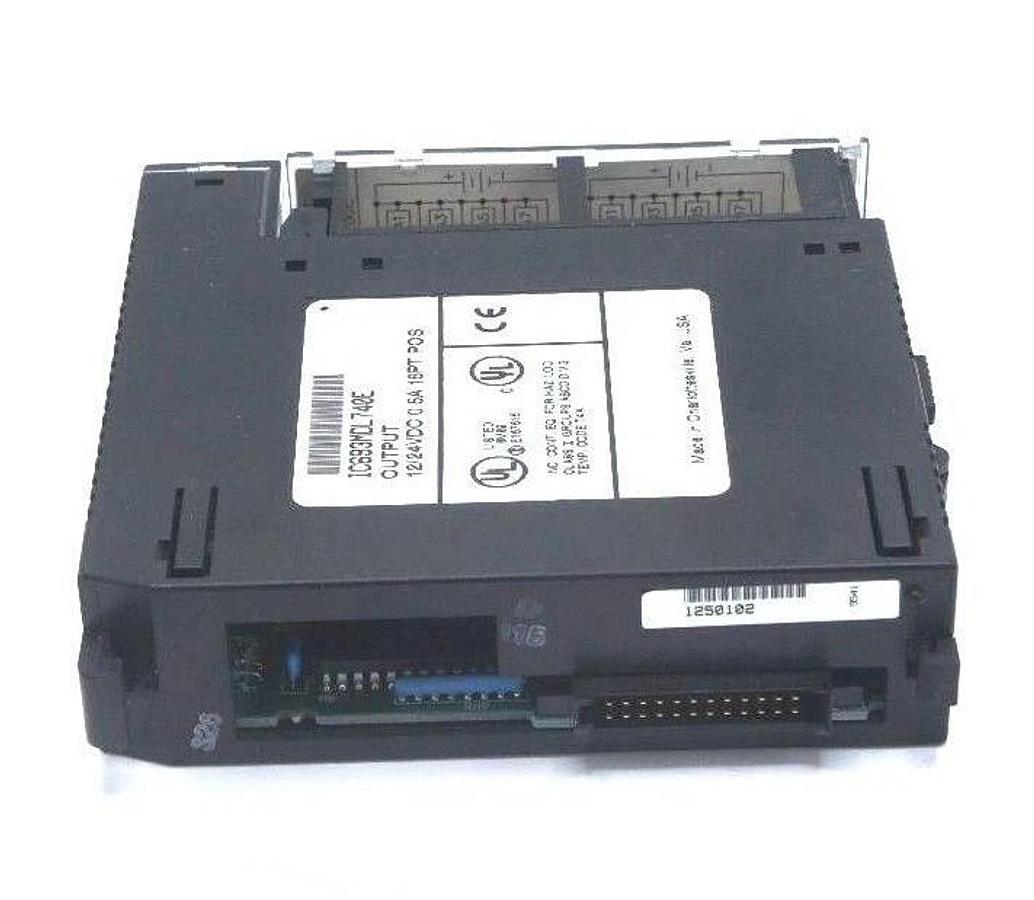 Used GE FANUC IC693MDL740E OUTPUT MODULE 12/24 VDC, 0.5A, 16 PT POS