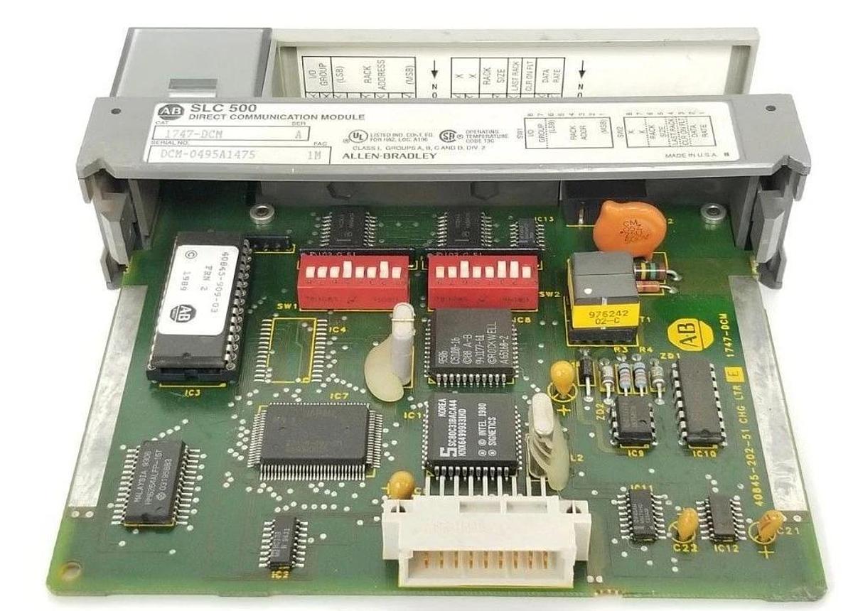 Used ALLEN BRADLEY 1747-DCM DIRECT COMMUNICATION MODULE 1747DCM, SER. A