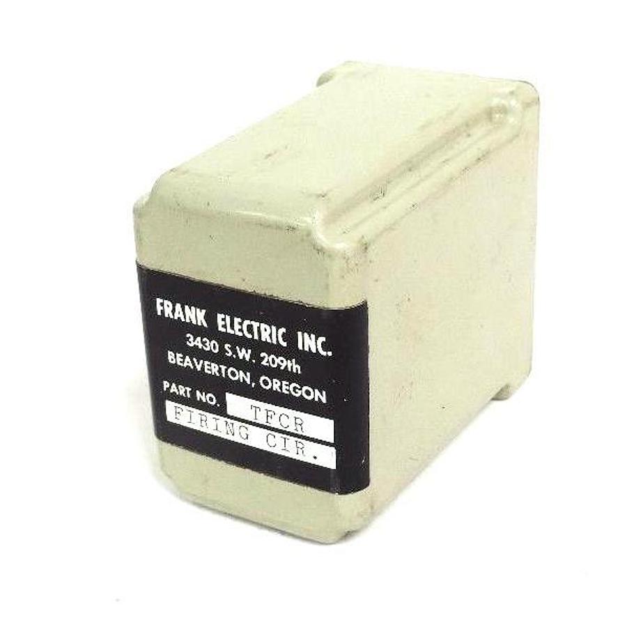 Used FRANK ELECTRIC INC. TFCR FIRING CIR. RELAY