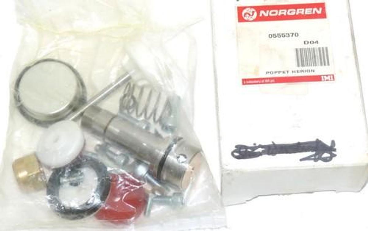 NIB NORGREN 0555370 POPPET HERION KIT