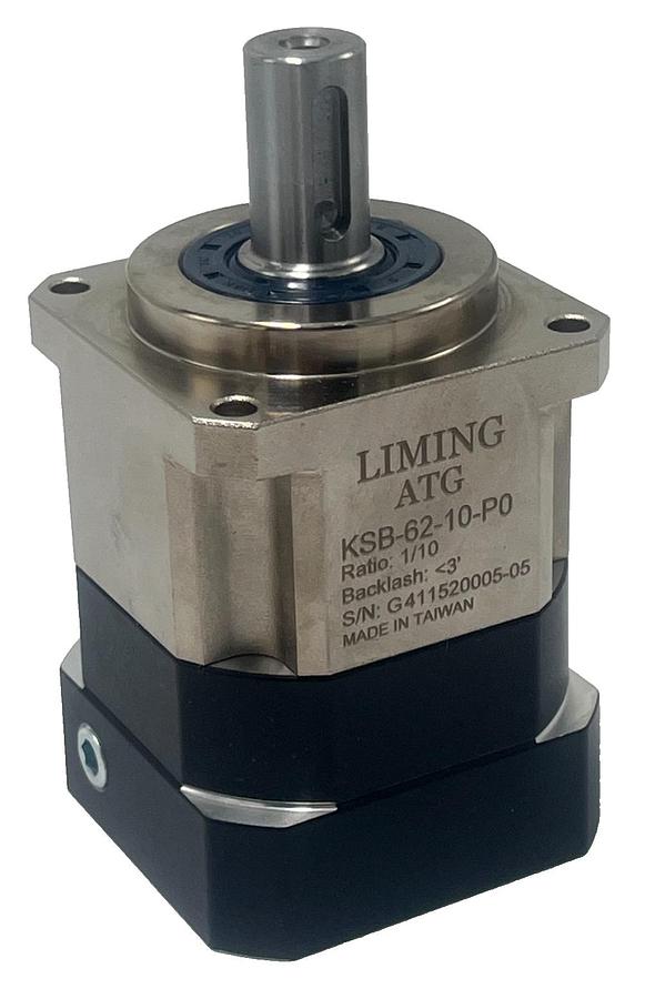 Used LIMING ATG KSB-62-10-P0 Planetary Gear Reducer 10:1 Ratio for Servo Motor KSB62