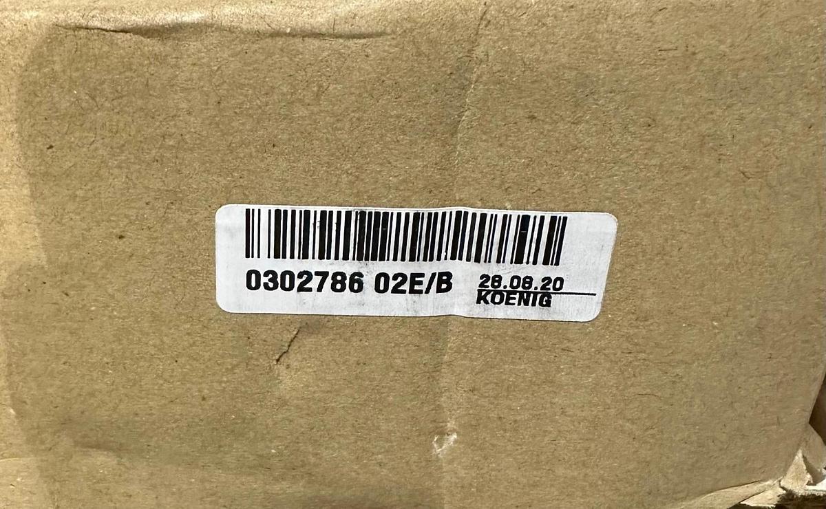 Used NEW KOENIG 0302786 02E/B BLOCK 0302786B02E