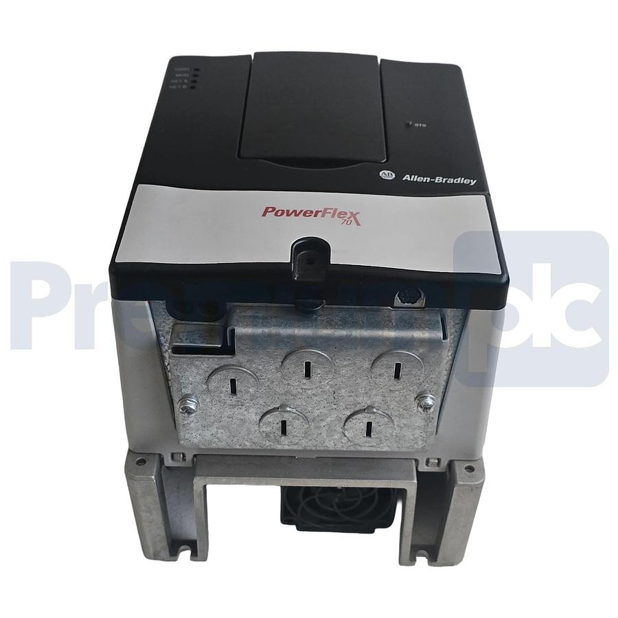 Used Allen-Bradley 20AD5P0A0AYNANC0 /A PowerFlex 70 VFD 3HP 5A 480V 3PH AC Drive USPI