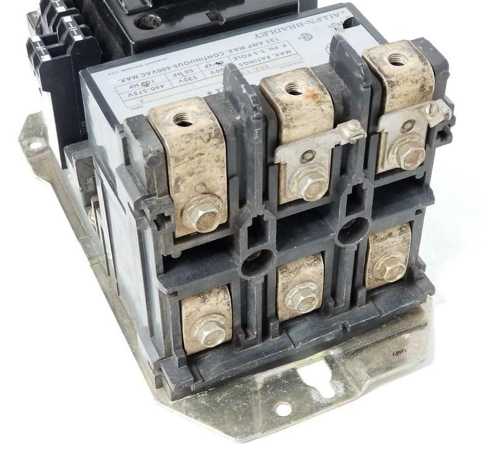 Used ALLEN BRADLEY 509-EOB NON-REVERSING STARTER SER. A W/ CE236 COIL 110-120V