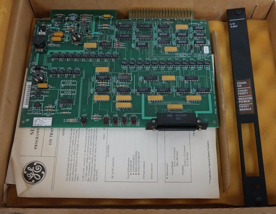Used NEW GE FANUC IC600BF900L I/O TRANSMITTER MODULE FOR SERIES SIX CONTROLLER
