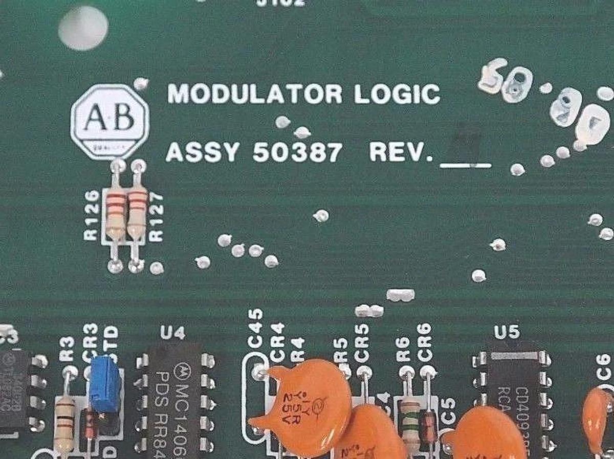 NIB ALLEN BRADLEY S50387 MODULATOR LOGIC CONTROL BOARD REV M 50387