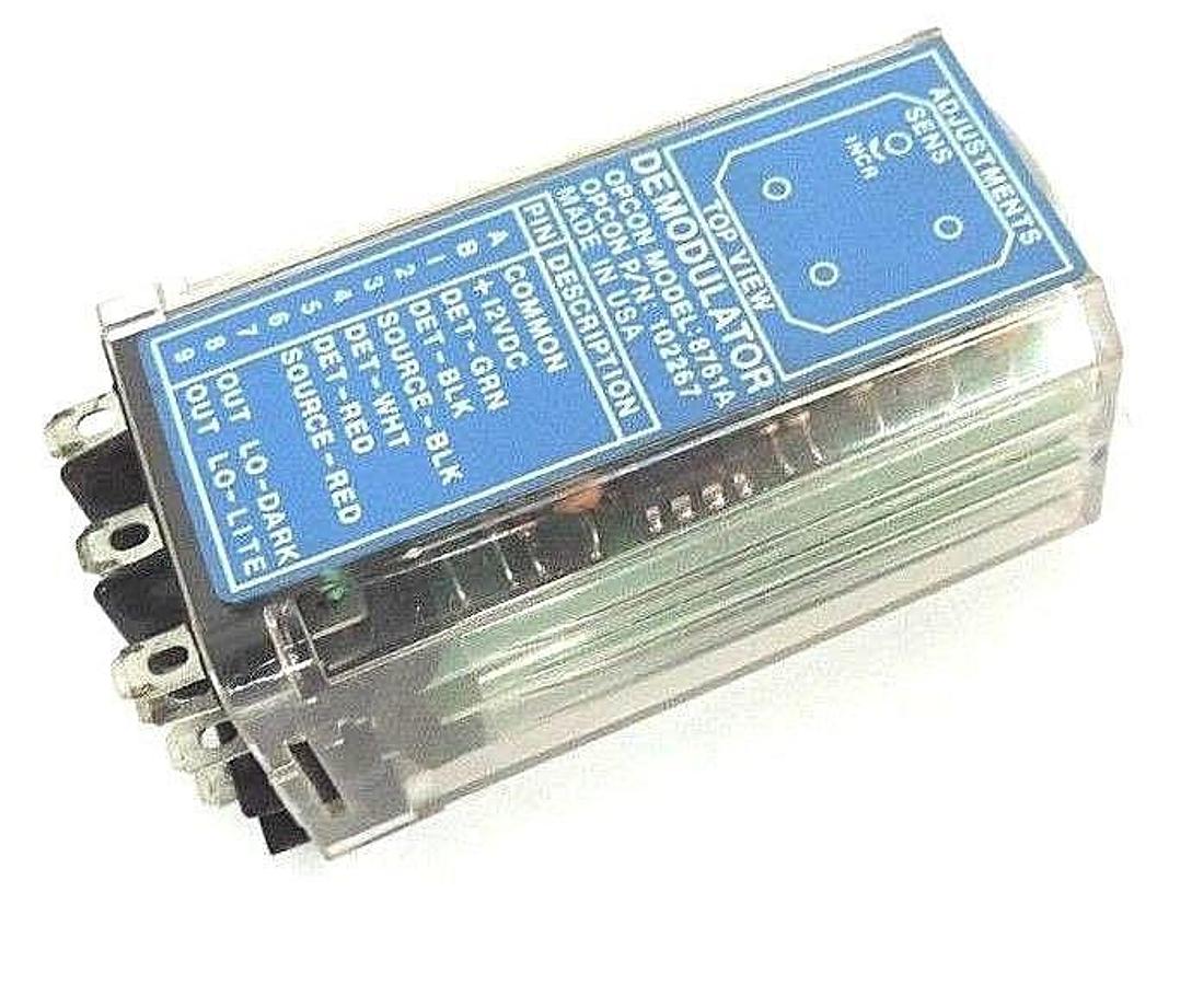 Used OPCON 8761A DEMODULATOR P/N: 102267, MODEL: 8761A