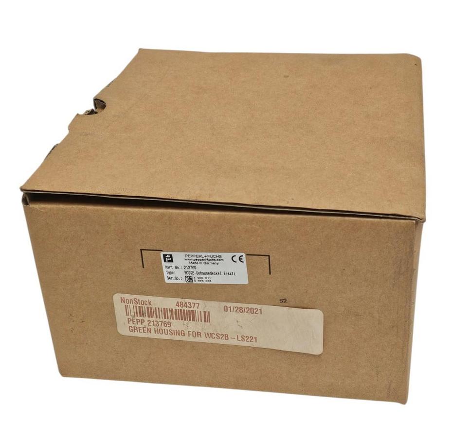 NIB PEPPERL+FUCHS 213769 GREEN HOUSING FOR WCS2B-LS221