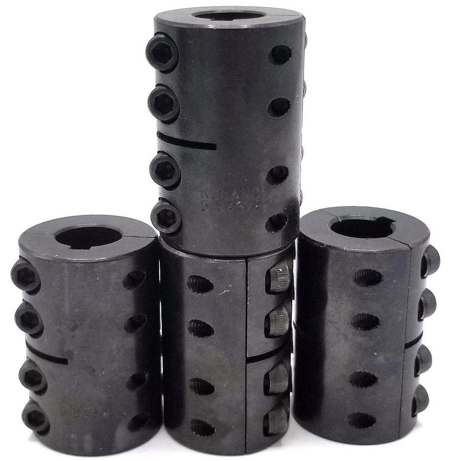 LOT OF 4 RULAND CLX-10-10-F 5/8X5/8 RIGID COUPLINGS BLACK OXIDE STEEL CLX1010F