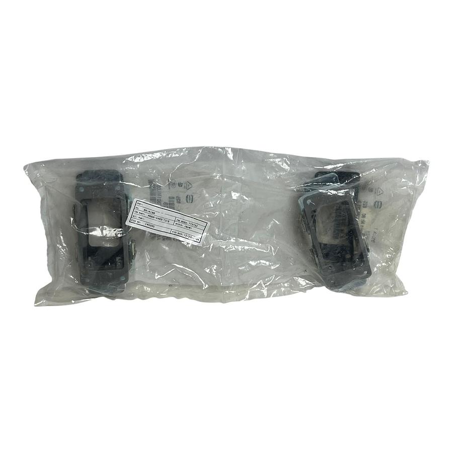 Used Lot of 2 Harting Han 10B AGG QB 09300100301ML00 Bulkhead Connector Base New