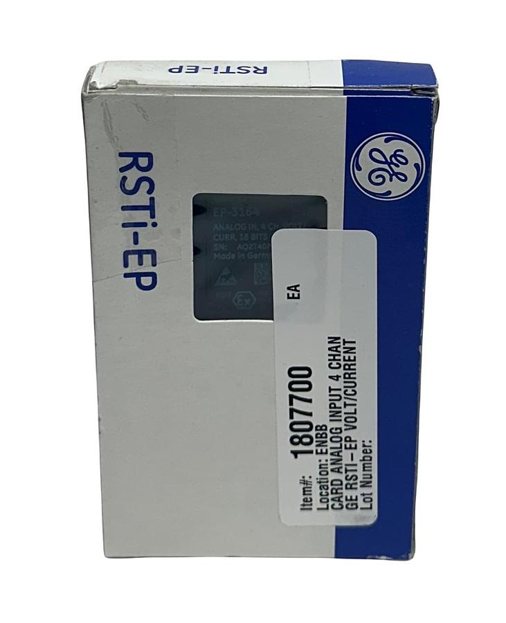 Used GE EP-3164-AB / EP-3164 ANALOG INPUT MODULE 4-CHNL VOLTAGE CURRENT RSTi-EP NSMP