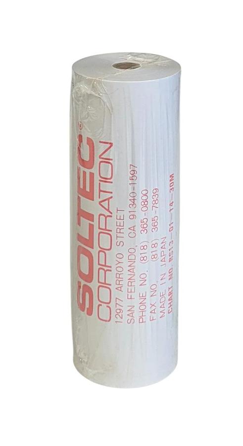 Used 25 SOLTEC RS13-01-14-30M / RS13011430M CHART PAPER ROLLS 30M NSMP