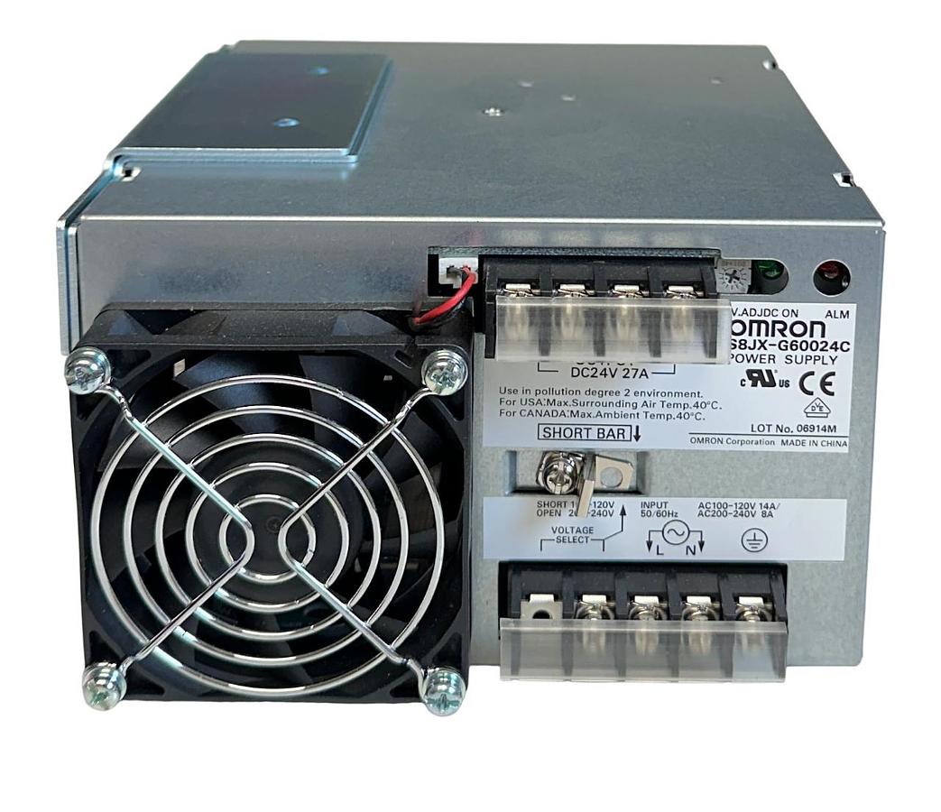Used OMRON S8JX-G60024C / S8JXG60024C POWER SUPPLY 100-120V / 200-240VAC INPUT NSMP