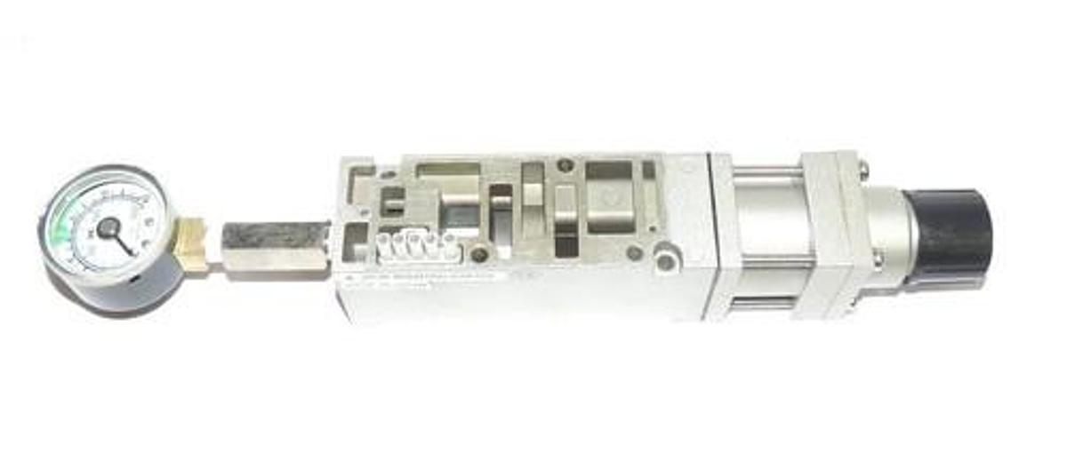 Used NEW SMC NARB4000F-00-P SPACER REGULATOR VALVE WITH 150 PSI GAUGE NARB4000F00P