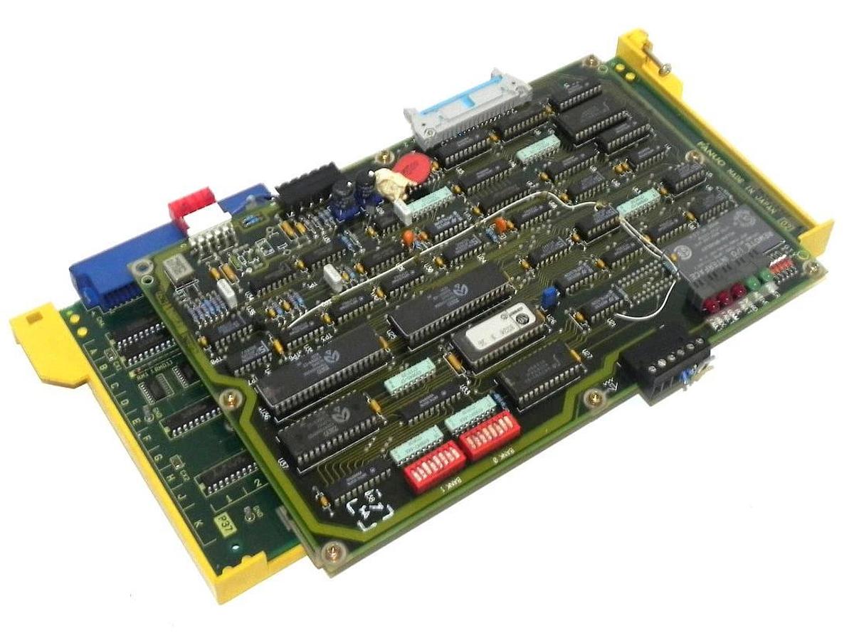 Used FANUC A16B-2200-0431/03A RIO MOTHERBOARD W/ ALLEN BRADLEY 96635301 I/O INTERFACE