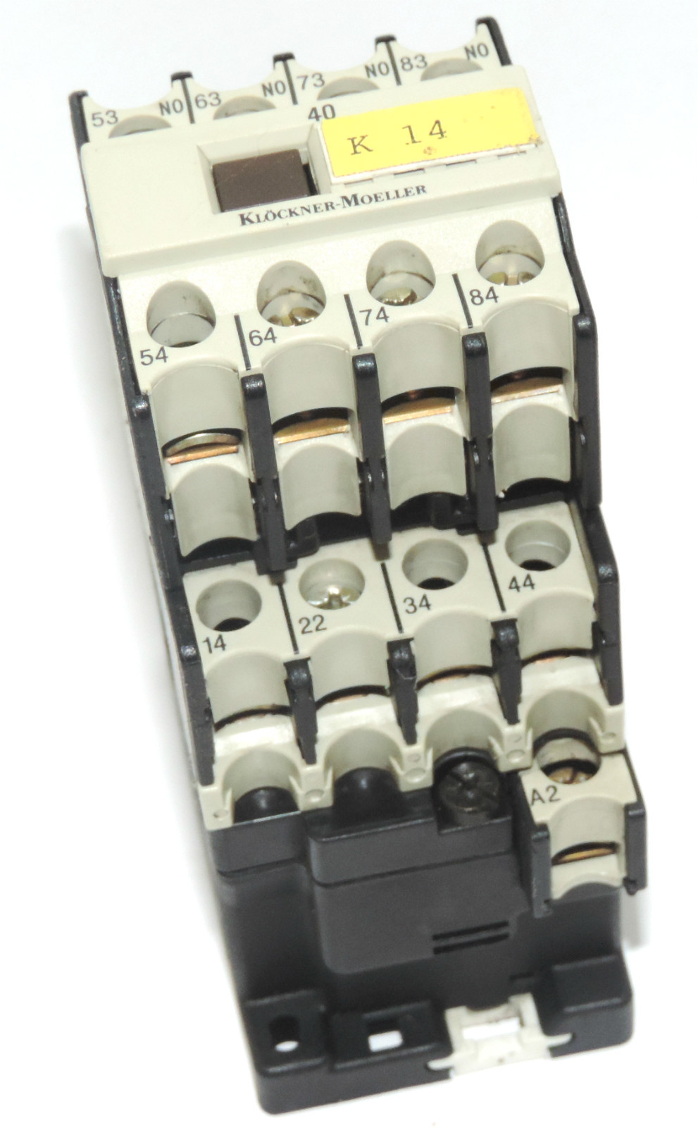 Used KLOCKNER-MOELLER DILR31 CONTACTOR W/ 40DIL SMALL CONTACTOR 220/240V 50/60HZ