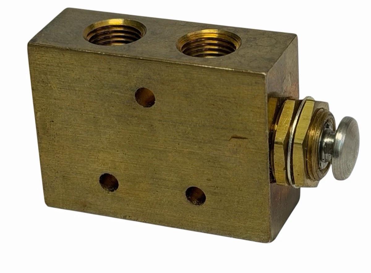 Used NEW HUMPHREY 41P MINIATURE PUSH BUTTON AIR VALVE