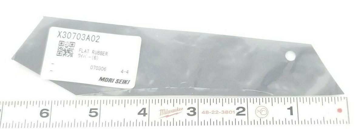 Used NEW MORI SEIKI X30703A FLAT RUBBER SLIDE SEAL