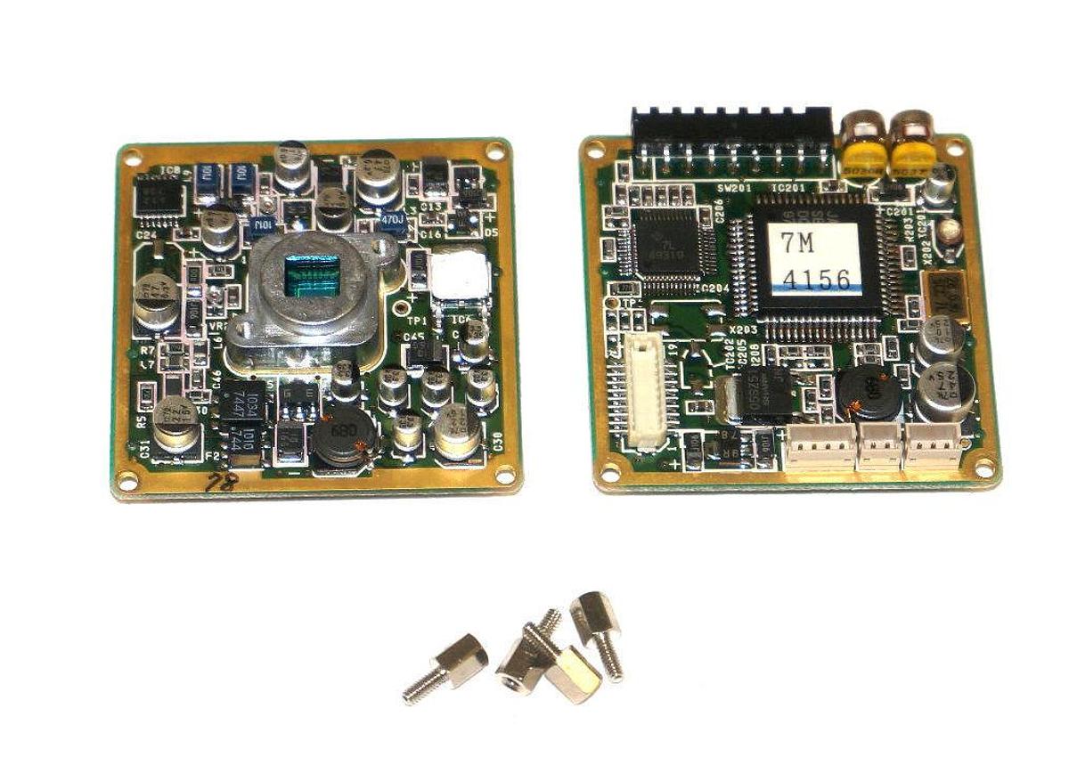 Used LOT OF 2 CCD DIGITAL VIDEO BOARDS DQA-PCB1-4 & DQA-PCB2-4, MDK321V-0