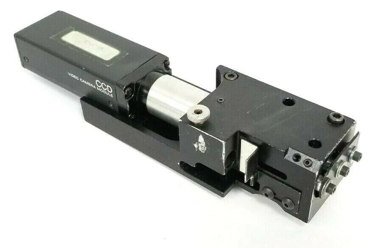 Used SONY XC-77-2 CCD CAMERA ASSEMBLY W/ 3'' IN. LENS & MOUNTING BRACKET XC772
