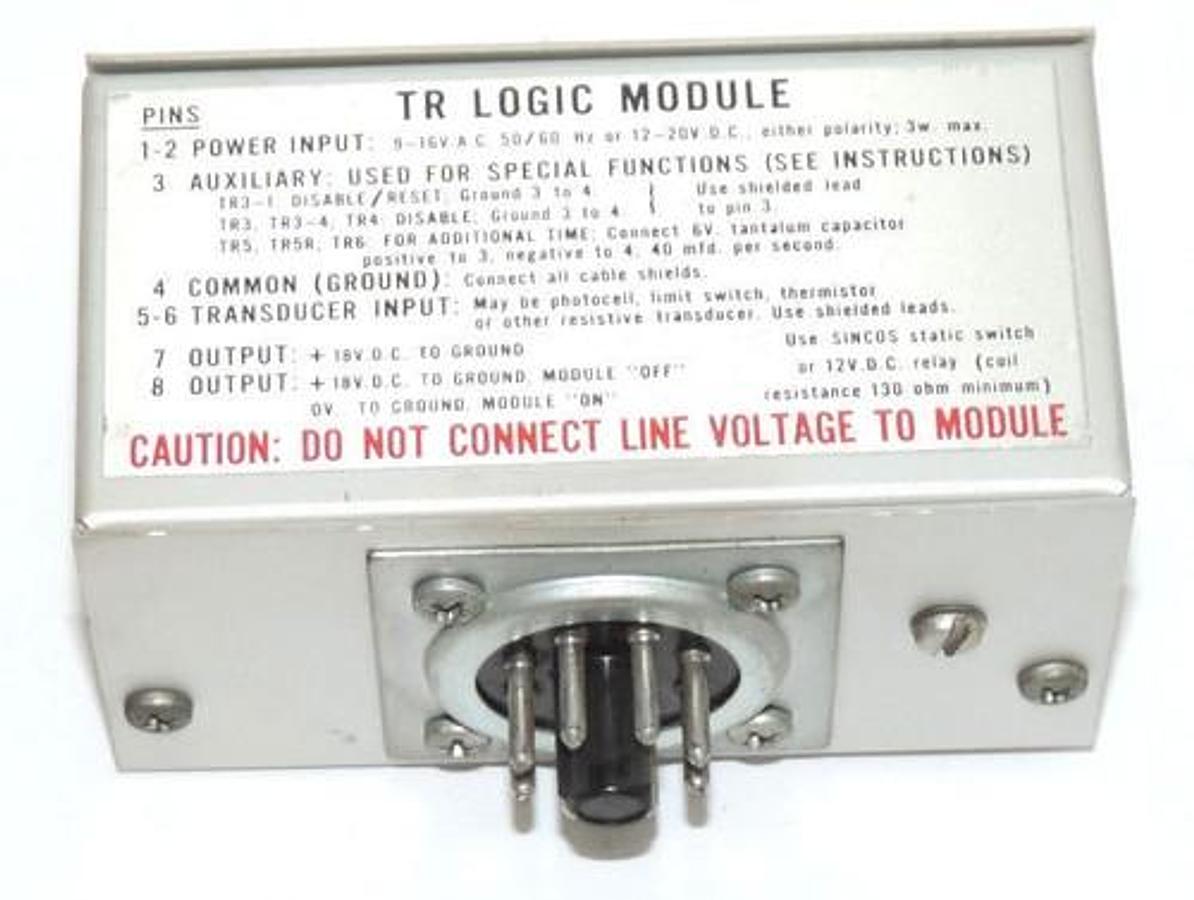 Used HONEYWELL MICRO SWITCH TR3 LOGIC MODULE 15V, 50/60 HZ