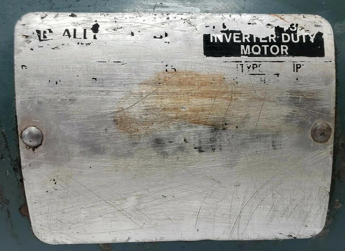 Used ALLEN-BRADLEY ENP56X1337T-KG BULLETIN 1329 INVERTER DUTY AC MOTOR 3/4HP 1725RPM