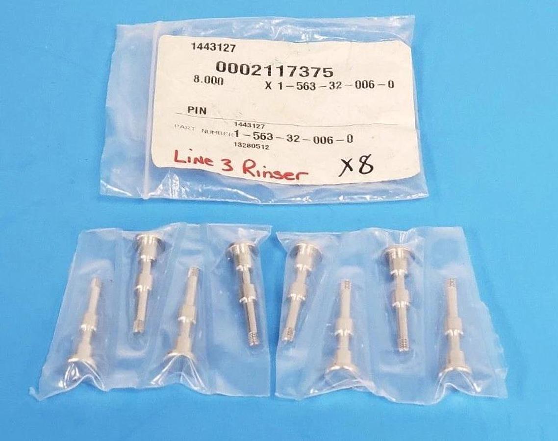Used LOT OF 8 NIB KRONES 1-563-32-006-0 RINSER PINS / DETENT PLUNGERS 1563320060