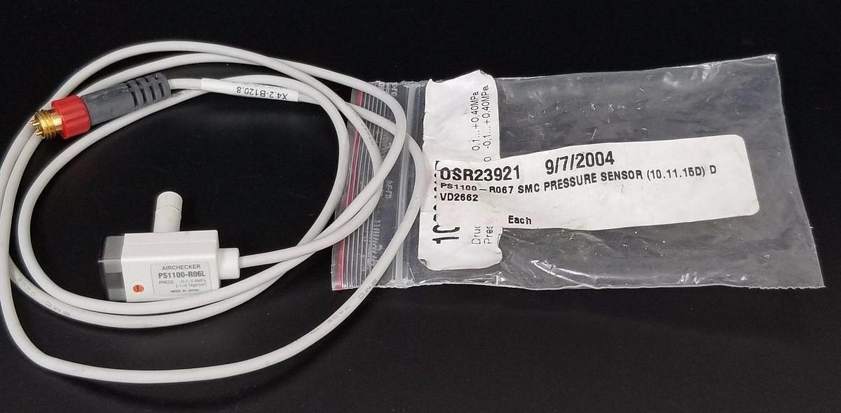 Used NEW SMC PS1100-R06L AIRCHECKER PRESSURE SENSOR -0.1-0.4MPa, PS1100R06L