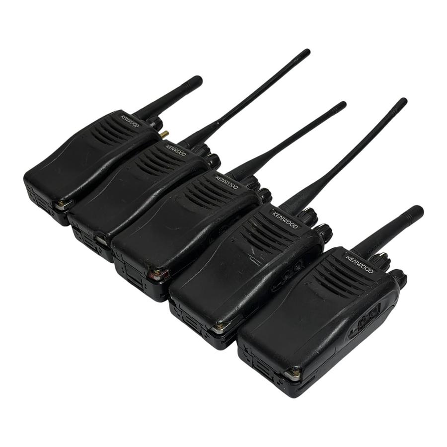Used Kenwood TK-3360-K UHF Radios Chipped Housing Functional - Lot of 5