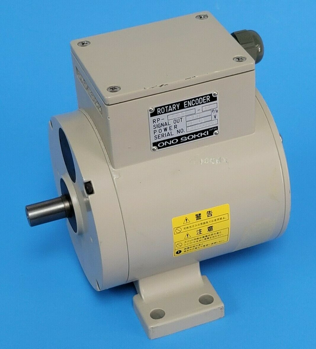 Used NEW ONO SOKKI RP-112D-T1 ROTARY ENCODER RP112D, DC 12V